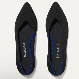 Rothy's Black and Blue Flats